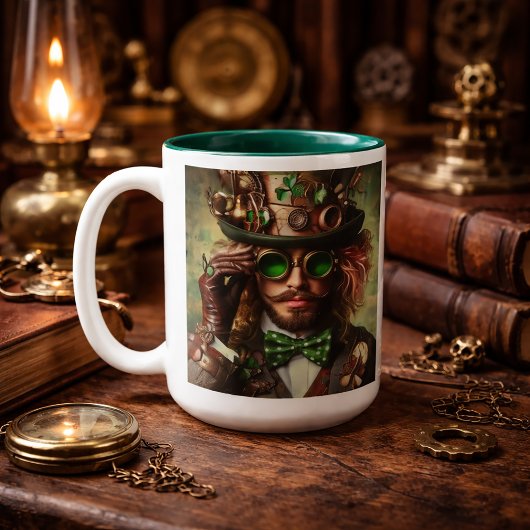 Tasse 2 Couleurs Steampunk St Patrick