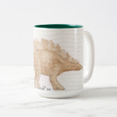 Tasse 2 Couleurs Stegosaurus Jumbo (Devant droit)