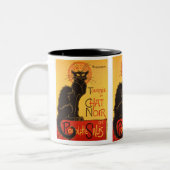 Tasse 2 Couleurs Steinlen : Conversation Noir (Gauche)