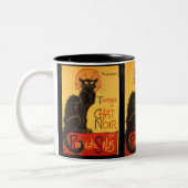 Tasse 2 Couleurs Steinlen : Conversation Noir (Gauche)