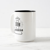 Tasse 2 Couleurs Steminist Women in Science - Lab Queen (Devant gauche)