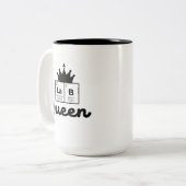 Tasse 2 Couleurs  Steminist Women in Science - Lab Queen (Devant gauche)