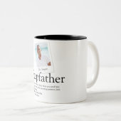 Tasse 2 Couleurs Stepfather Stepdad Définition Photo (Devant droit)