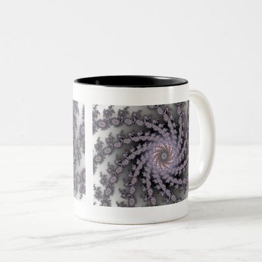 Tasse 2 Couleurs Stephani Fractal (Devant droit)