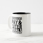 Tasse 2 Couleurs Stérilisez et changez les libéraux (Devant gauche)
