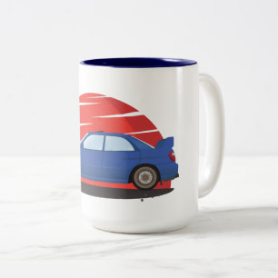Tasse 2 Couleurs STI de Subaru Impreza