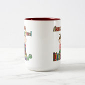 Tasse 2 Couleurs Stick Figure Kids Reading is Fun (Centre)