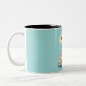 Tasse 2 Couleurs Stockage cloud - Dons Codeurs amusants Cadeau (Gauche)