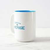 Tasse 2 Couleurs Stockholm Sverige (Suède) (Devant gauche)