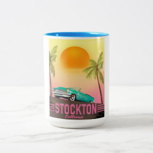 Tasse 2 Couleurs Stockton Californie États-Unis