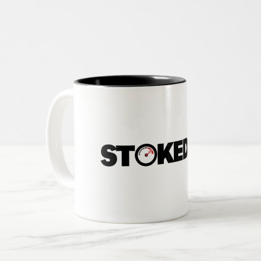 Tasse 2 Couleurs Stoked AF (Devant gauche)