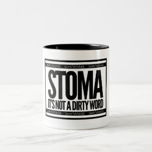 Tasse 2 Couleurs Stoma, ce n'est pas un T-shirt de mots sales