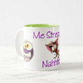Tasse 2 Couleurs "Stressé" (Devant gauche)