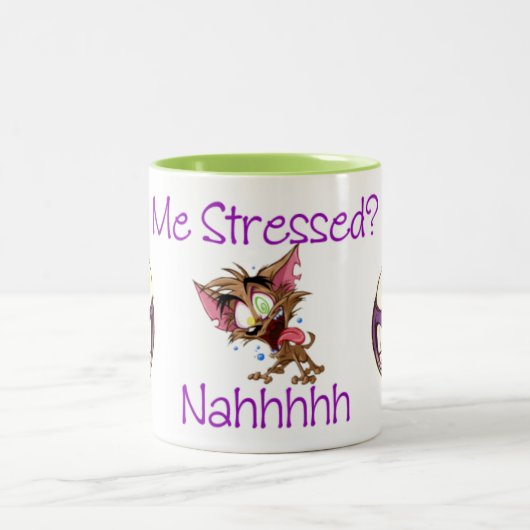 Tasse 2 Couleurs "Stressé" (Centre)