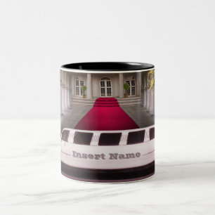 Tasse 2 Couleurs Stretch Limo avec votre nom