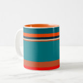 Tasse 2 Couleurs Stripes du sud-ouest 29 (Devant gauche)