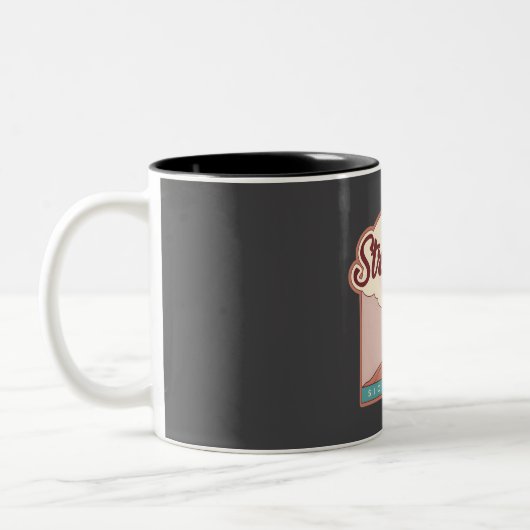 Tasse 2 Couleurs Stromboli � Sicile, Italie (Gauche)