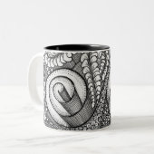 Tasse 2 Couleurs Studio 40 : Double torsion (Devant gauche)