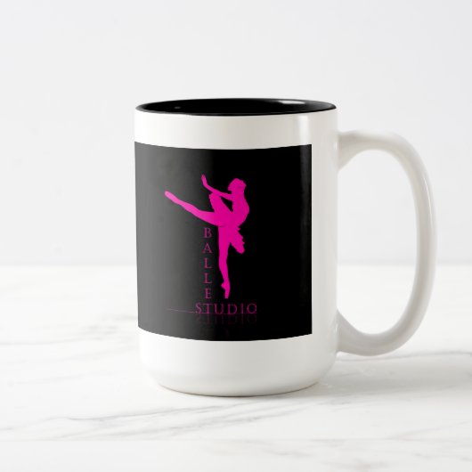 Tasse 2 Couleurs Studio De Ballet - Mug, Coupe (Droit)