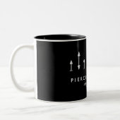 Tasse 2 Couleurs Studio de piercing argent (Gauche)