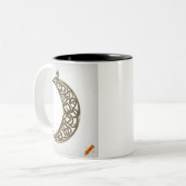 Tasse 2 Couleurs style arabe lune (Devant gauche)