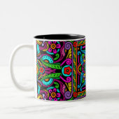 Tasse 2 Couleurs Style Bohème Vitrail (Gauche)