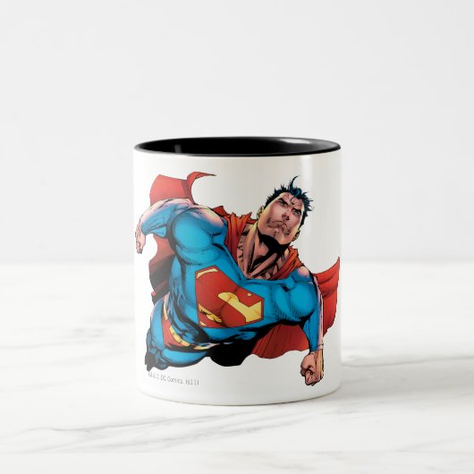 Tasse 2 Couleurs Style de bande dessinée Superman (Centre)