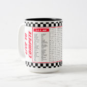 Tasse 2 Couleurs Style de jeu concurrent (Devant gauche)