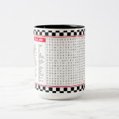Tasse 2 Couleurs Style de jeu concurrent (Centre)
