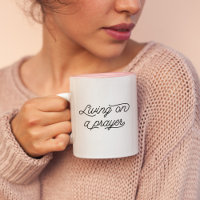 Style de vie moderne sur une prière Typographie Ci