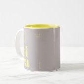 Tasse 2 Couleurs Style Ibiza Espagne (Devant gauche)