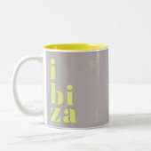 Tasse 2 Couleurs Style Ibiza Espagne (Gauche)