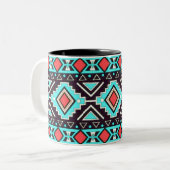 Tasse 2 Couleurs Style Moderne du Sud-Ouest (Devant gauche)
