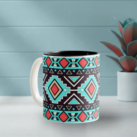 Tasse 2 Couleurs Style Moderne du Sud-Ouest