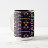 Tasse 2 Couleurs Style Sud-Ouest (Devant gauche)