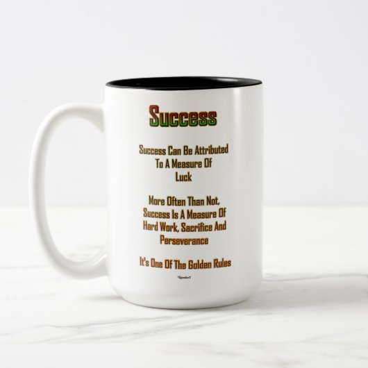 Tasse 2 Couleurs Succès (Gauche)