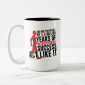 Tasse 2 Couleurs Succès évolutionnaire (Gauche)