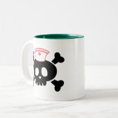 Tasse 2 Couleurs Sucette d'infirmière (Devant gauche)