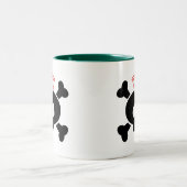 Tasse 2 Couleurs Sucette d'infirmière (Centre)