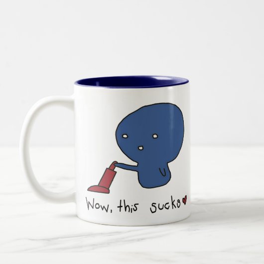 Tasse 2 Couleurs sucksshirtsmall, (Gauche)