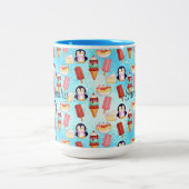 Tasse 2 Couleurs Sucres de crème glacée de pingouin (Centre)