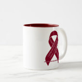 Tasse 2 Couleurs Sucres de myélome multiple (Devant droit)