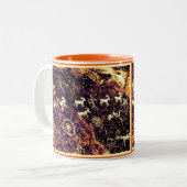 TASSE 2 COULEURS SUD-OUEST D'AMÉRICAIN DE DÉSERT DU NEVADA DE (Devant gauche)