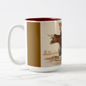 Tasse 2 Couleurs « Suffolk Lady & Vache Red Poll » (Gauche)