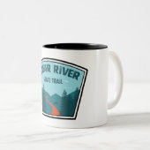 Tasse 2 Couleurs Sugar River State Trail Wisconsin (Devant droit)