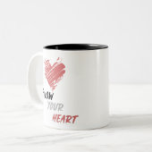 Tasse 2 Couleurs Suilow Your Heart (Devant gauche)