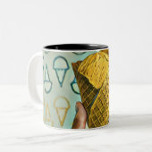 Tasse 2 Couleurs Summer ice cream lovers (Devant gauche)