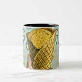 Tasse 2 Couleurs Summer ice cream lovers (Centre)
