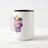 Tasse 2 Couleurs Summer Vibes (Devant gauche)