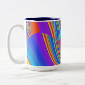 Tasse 2 Couleurs Summerfeel, Rainbowart 3D Abstrait (Gauche)
